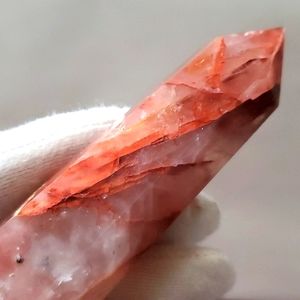 Fire Quartz / Hematoid Crystal Tower